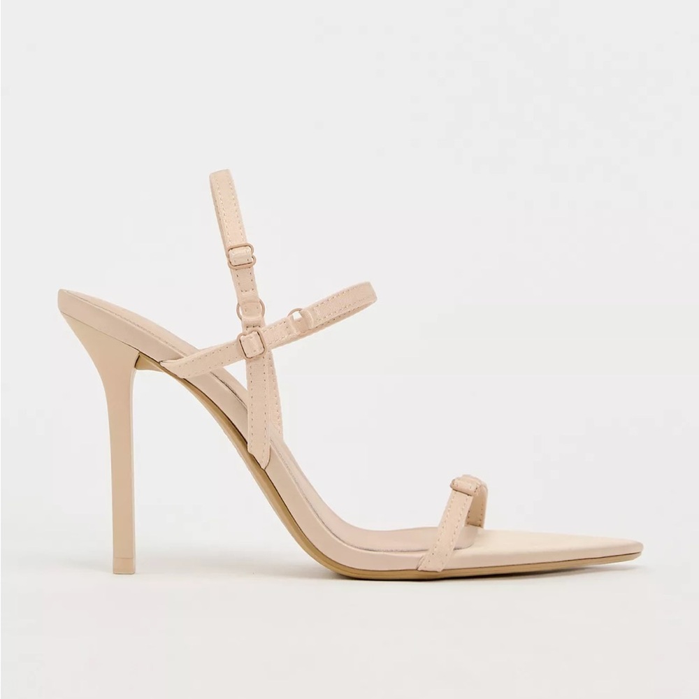 Zara Beige High Heeled Sandals - size 7.5